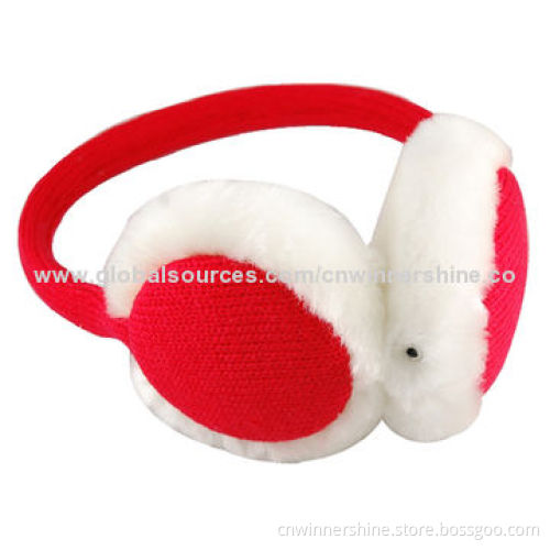 Earmuff with Winter Warm Knitted Plush Stereo Headphone, OEM/ODM Orders, Free Sample, 100% Acrylic